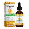 Vitamin E Oil for Skin,75,000 IU Pure Vitamin E Oil for Face, Hair,Nail & Body Tightening Plump Skin,Reduce Fine Lines & Scars,Non-GMO