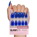 Glamnetic Cobalt Blue Press-On Nails - Short Almond 30-Pack