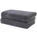POLYTE Microfiber Hair Towel, 20x40 in, 2 Pack