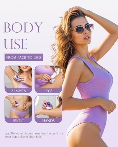 Cordless Women's Electric Shaver | IPX7 Waterproof | Travel Size