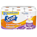 Scott ComfortPlus Mega Scented Toilet Paper Pack of 12 - 310 Sheets Each