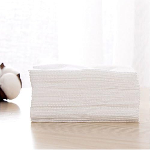XICHEN 100 pcs Disposable Towel for Washing Face Cotton Pads Cosmetic Cotton 50pcs/ Box of Add 50 Replacement Refill Can be Wet and Dry