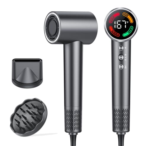 Mini Ionic Hair Dryer with Diffuser – 5X Faster Drying