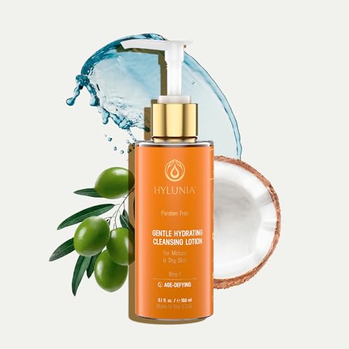 Hylunia Hydrating Gentle Cleansing Lotion for Sensitive Skin 5.1 oz