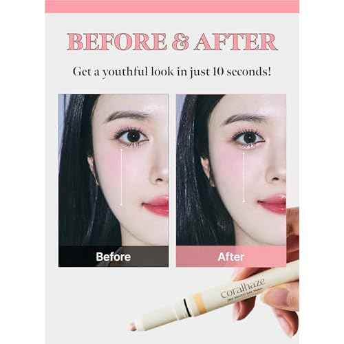 Idol AEGYO-SAL Maker 01 Champagne Beige, 2-in-1 Under-Eye Highlighter and Contour Liner for Bright, Voluminous Eyes, Long-Lasting, Smudge-Proof Shimmer Stick with Natural Glow, Korean Beauty