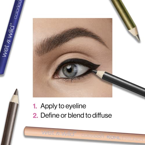 wet n wild Color Icon Kohl Eyeliner Pencil, Rich Hyper-Pigmented Color, Smooth Creamy Application, Long-Wearing, Matte Finish, Packaged, Cruelty-Free & Vegan - Taupe of the Mornin'(Pack of 4)