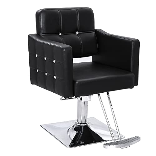 OmySalon Hydraulic Barber Chair - Heavy Duty Salon Styling Chair