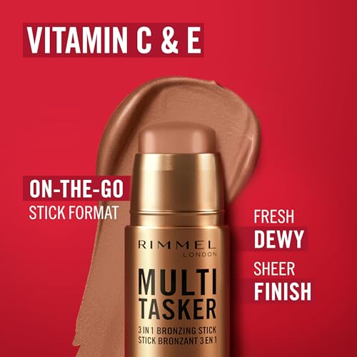 Rimmel Multi-Tasker 3-in-1 Bronzing Stick - 001 Light Glow