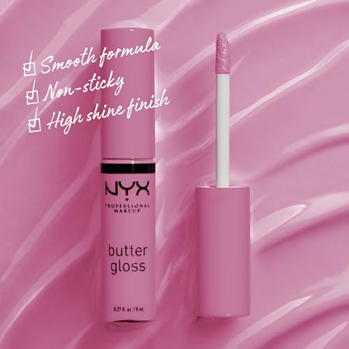 NYX Professional Makeup Butter Gloss Eclair Pink Non-Sticky Lip Gloss