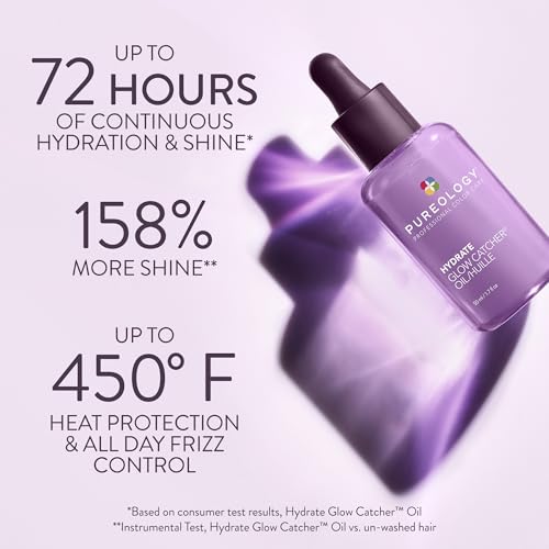 Pureology Hydrate Glow Catcher Hair Oil - 72 Hour Hydration