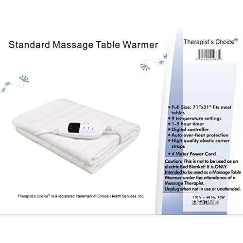Therapist¡¯s Choice¢ç Standard Massage Table Warmer, 12 Foot Power Cord