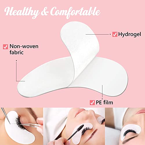 GreenLife Hydrogel Eye Gel Pads - 100 Pairs for Eyelash Extensions