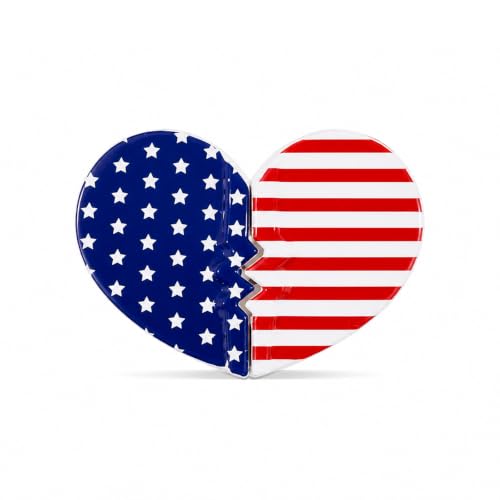 DAFNI KLIX Magnetic Hair Clips – Heart Design, 1 Pair