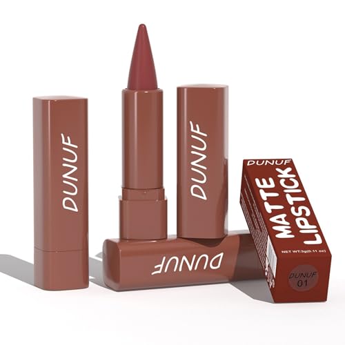 Matte Lip Liner Set Gradient Velvet Lip Crayon with Retractable and Long-Lasting Lipsticks for Women and Gift (5 Pcs #05-#09)