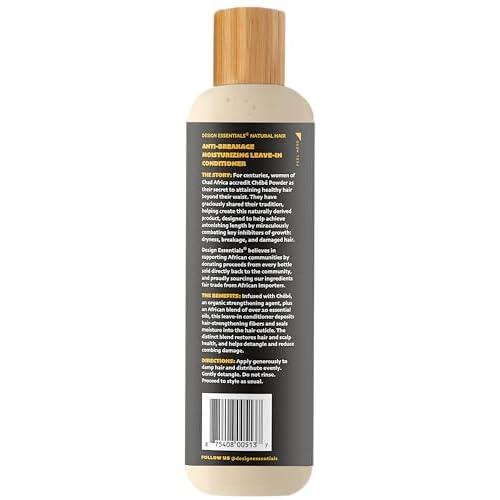 Design Essentials African Chebe Anti-Breakage Moisturizing Leave-In Conditioner
