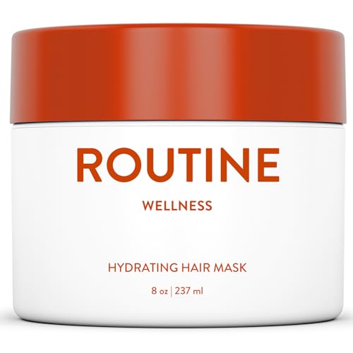 Routine Wellness Hydrating Coconut & Vanilla Hair Mask 8oz - Deep Conditioning & Repair