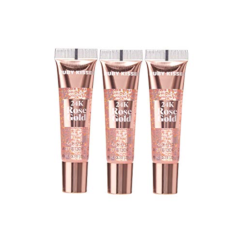 Ruby Kisses 24K Gold Oil Lip Gloss - 6 Pack