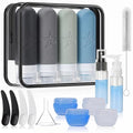 18-Pack Travel Bottles Set, TSA Approved, Leak-Proof Silicone