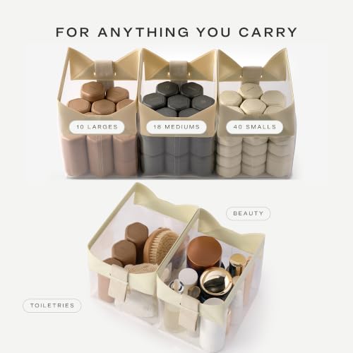 Cadence Clear Travel Kit - Large Zipperless Toiletry Bag