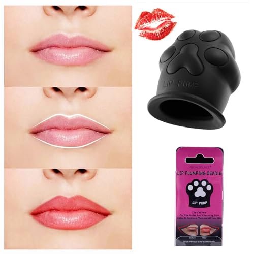 Lip Plumper Device - Cat's Paw Shape, Fuller Lips in Minutes