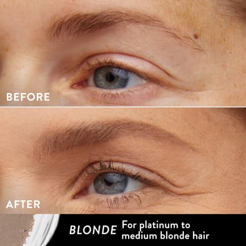 LAURA GELLER Sculpt-n-Stay 2-in-1 Eyebrow Pencil & Gel Blonde for Natural Full Brows