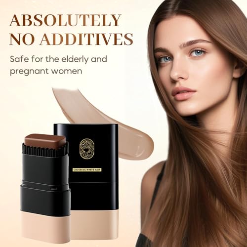 Hair Color Stick with Comb - Gray Coverage for Men & Women