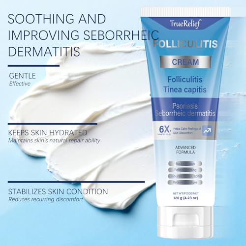 Folliculitis Cream for Scalp, Face & Body – 120g Soothing Relief