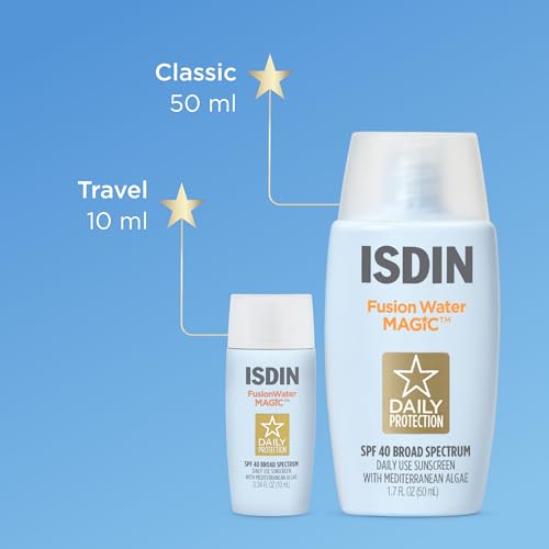 ISDIN¡¯s Amazon gift set sets you up to be protected from photoaging - at home & on the go, with a FWM 50ML & FWM 10ML in a cute makeup bag