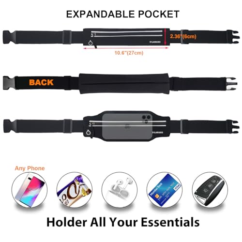 U·LANARO Slim Running Belt Fanny Pack for All Phones