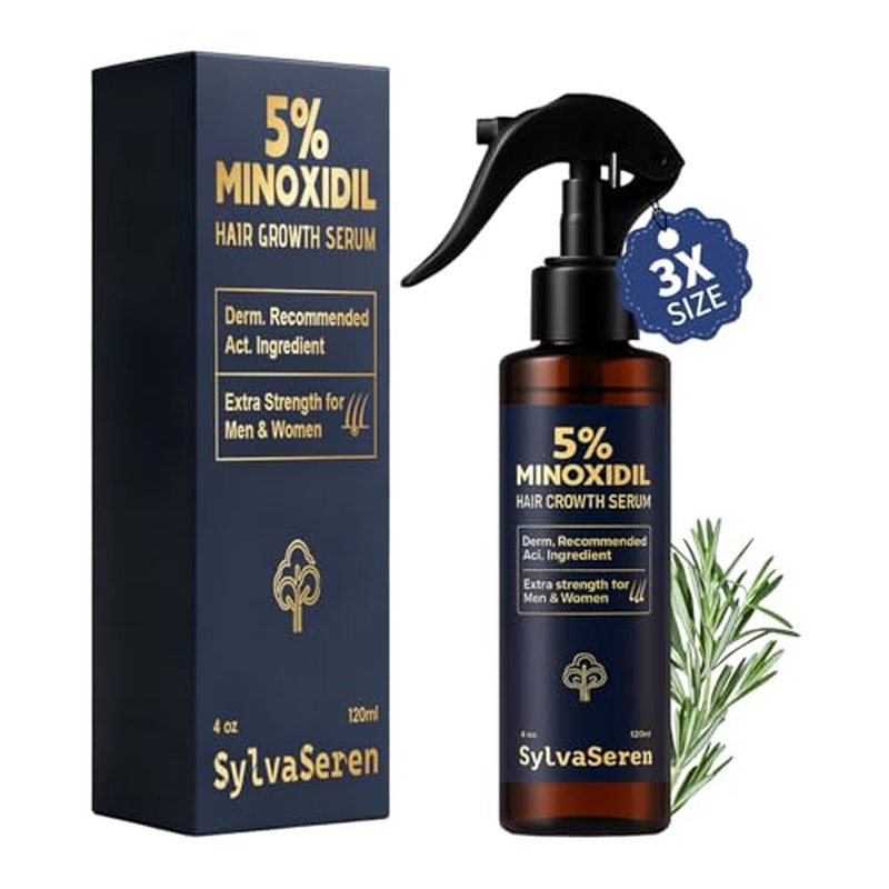 5% Minoxidil Spray for Hair Growth - Men & Women