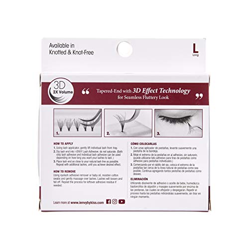 i•ENVY 2X Volume 3D Individual Lashes - Long (3 Pack)