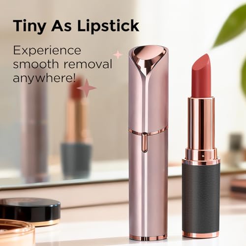 Painless Facial Hair Removal Device with LED Light for Women