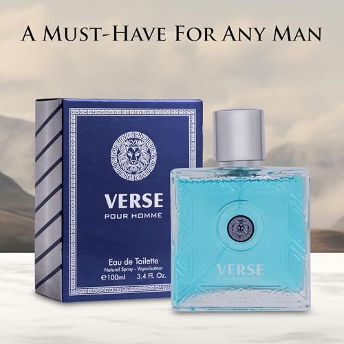 NovoGlow Verse Eau De Parfum for Men - Long Lasting Citrusy Floral Fragrance