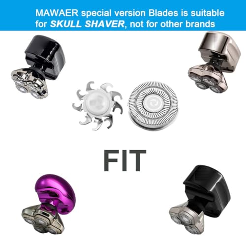 8 PCS Head Shaver replacement Blades for SKULL SHAVER Pitbull Carver PRO 4 Head Electric Razor Replacement head