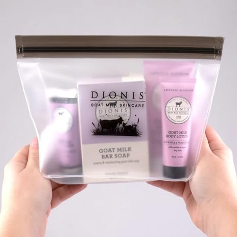 Dionis Goat Milk Lavender Travel Set - Hand Cream & Body Essentials