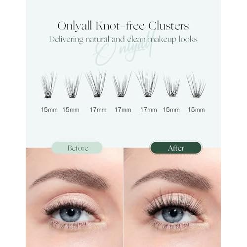 Lash Clusters Eyelash Extension Pre-styled Natural Lashes Clusters C Curl Eyelash Clusters Wispy Lash Clusters Individual Lashes DIY Lash Extensions N02