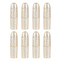 Empty Lipstick Tubes Bullet Shape DIY 8 Pack Gold