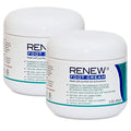 KPW Laboratories Renew Foot Cream for Dry Cracked Heels 2-Pack All-Natural Foot Care for Women & Men, Revitalizing Diabetic Foot Cream, Hydrating Foot Lotion for Dry Feet - Promotes Better Circulation