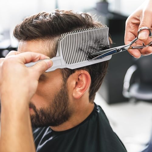 FOWSRHRG Fade Combs - 2PCS Hair Cutting Guide for Men, Anti-Static & Non-Slip