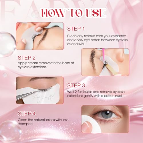 FADVAN Lash Extension Remover Cream 10g - Fast Dissolving
