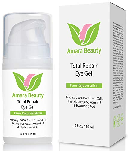 Amara Beauty Eye Cream Gel - Dark Circles, Puffiness & Wrinkles, 0.5 oz