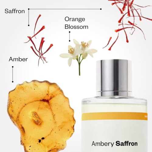 Dossier Ambery Saffron Eau de Parfum 3.4 fl oz | Long-Lasting Unisex