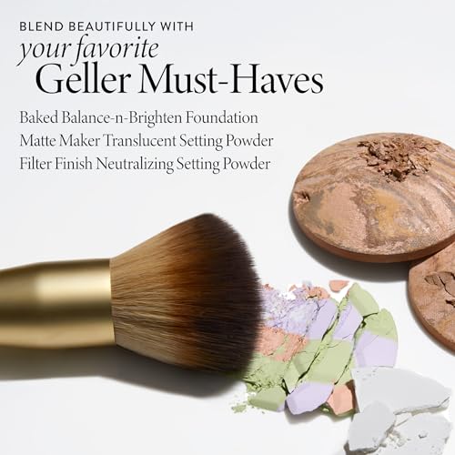 LAURA GELLER Full Face Powder Brush - Vegan, Cruelty-Free Makeup Tool
