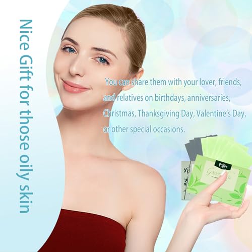 Oil Blotting Sheets for Oily Skin - 200 Sheets, Natural Face Absorbing Paper, Unisex, Compact for Travel & Daily Use