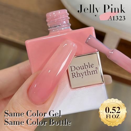 Double Rhythm Jelly Gel Polish 15ml | UV/LED Curable Milky Nude