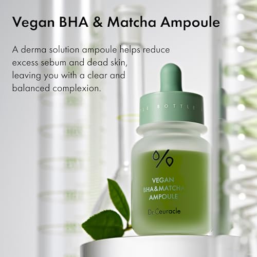 Dr.Ceuracle | Vegan BHA & Matcha Ampoule + Tea Tree Purifine Toner Pad