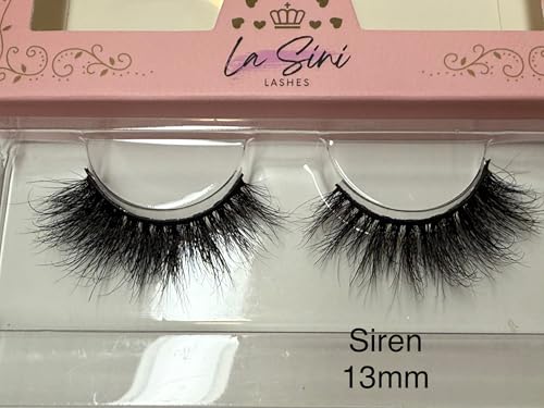 La Sini 13mm Natural Mink Lashes - Reusable False Eyelashes