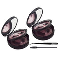 Eyelash Storage Case with Mirror – 2-Pack Black Lash Box