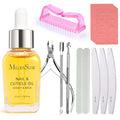 MelodySusie 14-Piece Manicure Kit with Nail Files, Cuticle Oil & Tools