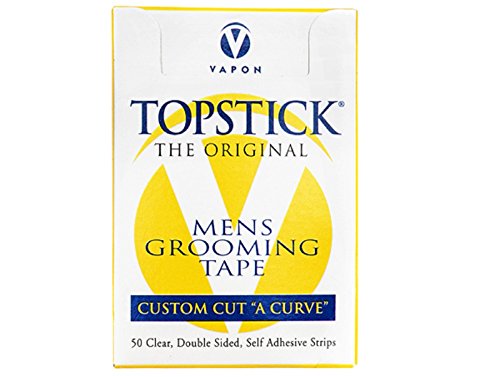 Vapon Topstick Custom Cut Men's Grooming Tape - 50 Strips